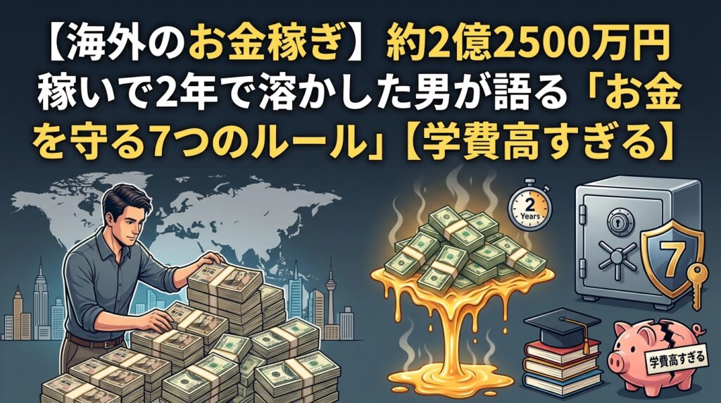 2億円溶かした男のお金を守る7つのルール