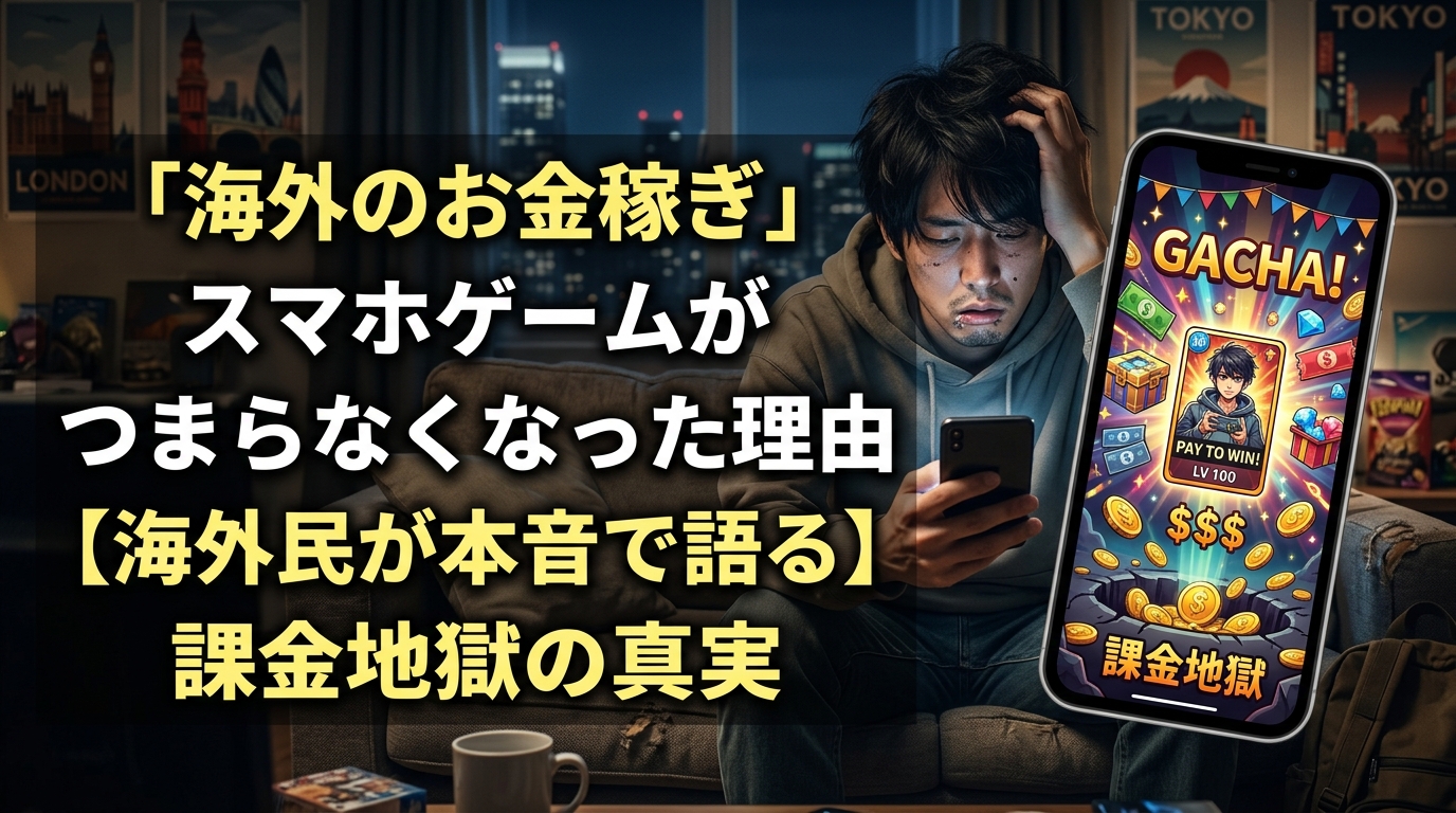 スマホゲームの課金地獄とつまらない理由