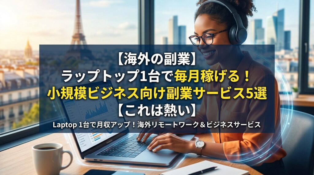 海外副業とリモートワークの解説画像