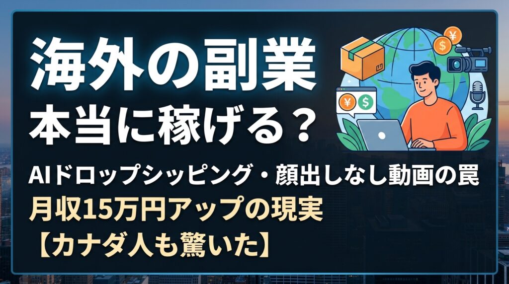 海外副業で月収15万円稼ぐ方法の現実