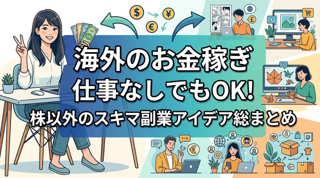 海外のお金稼ぎと副業アイデアまとめ