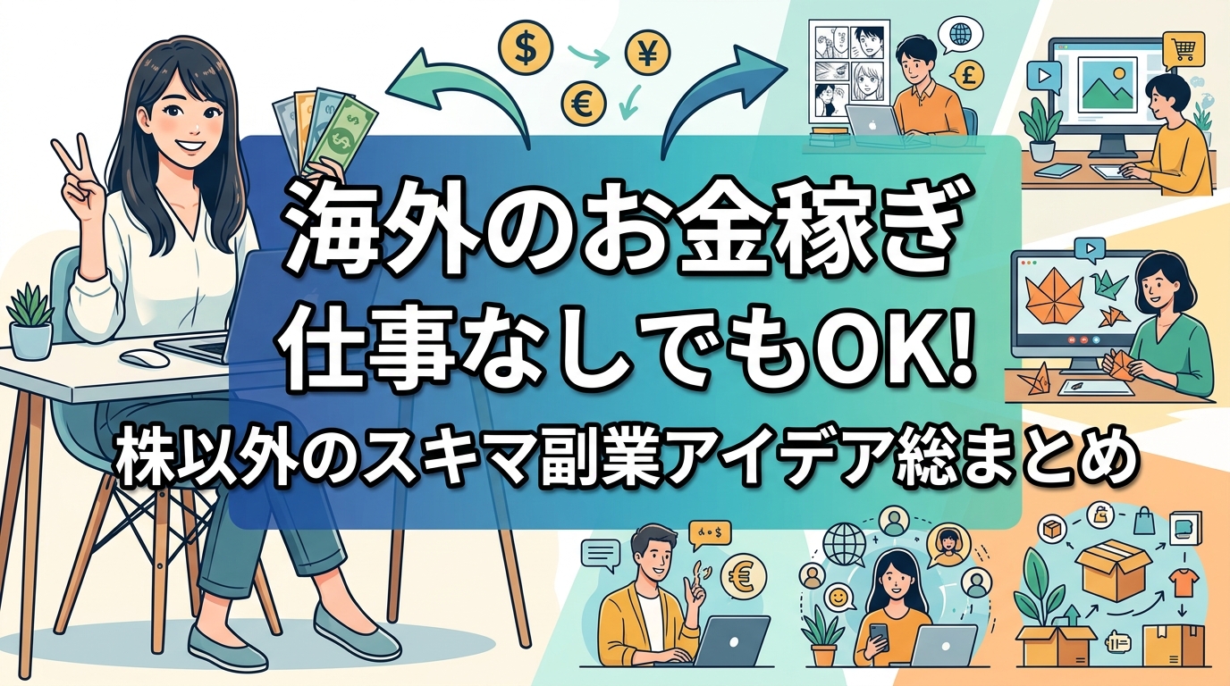 海外のお金稼ぎと副業アイデアまとめ