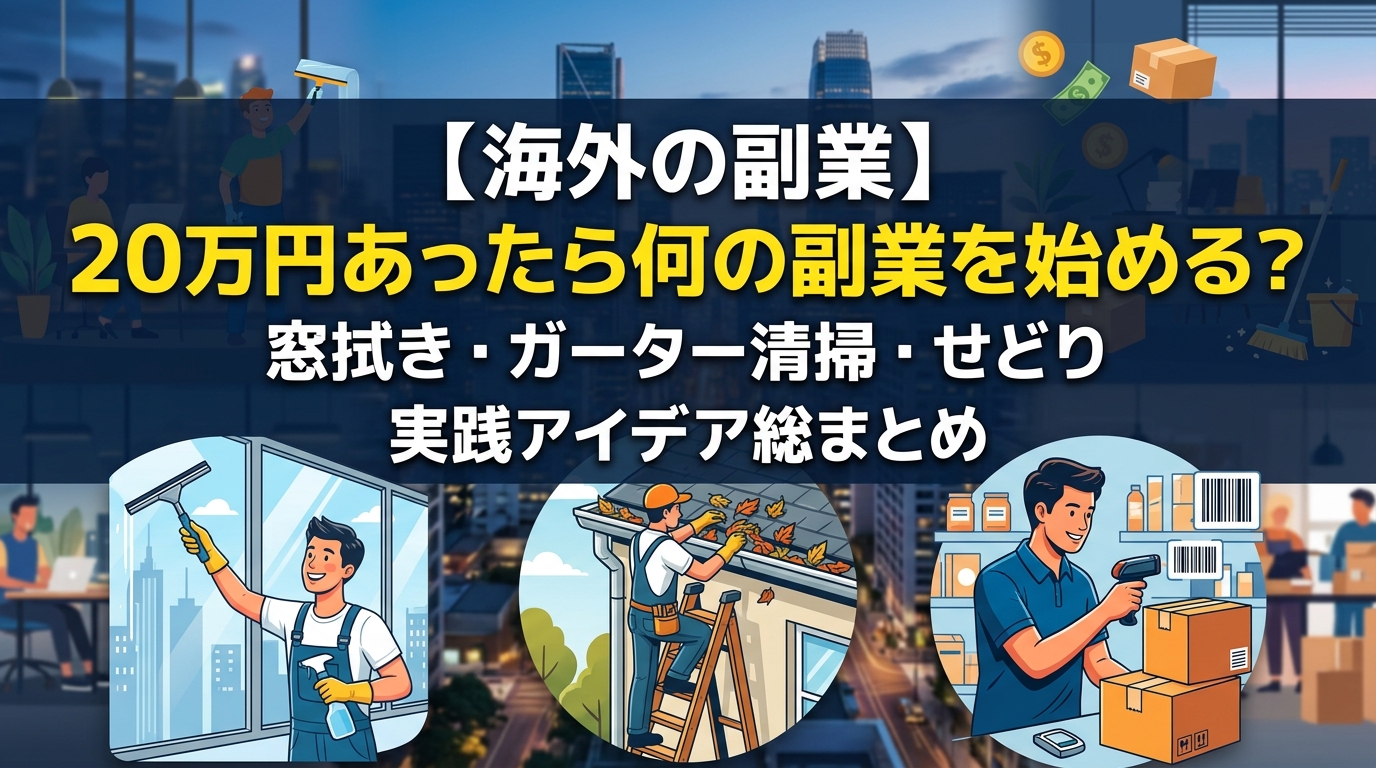 海外の副業おすすめ実践アイデア総まとめ