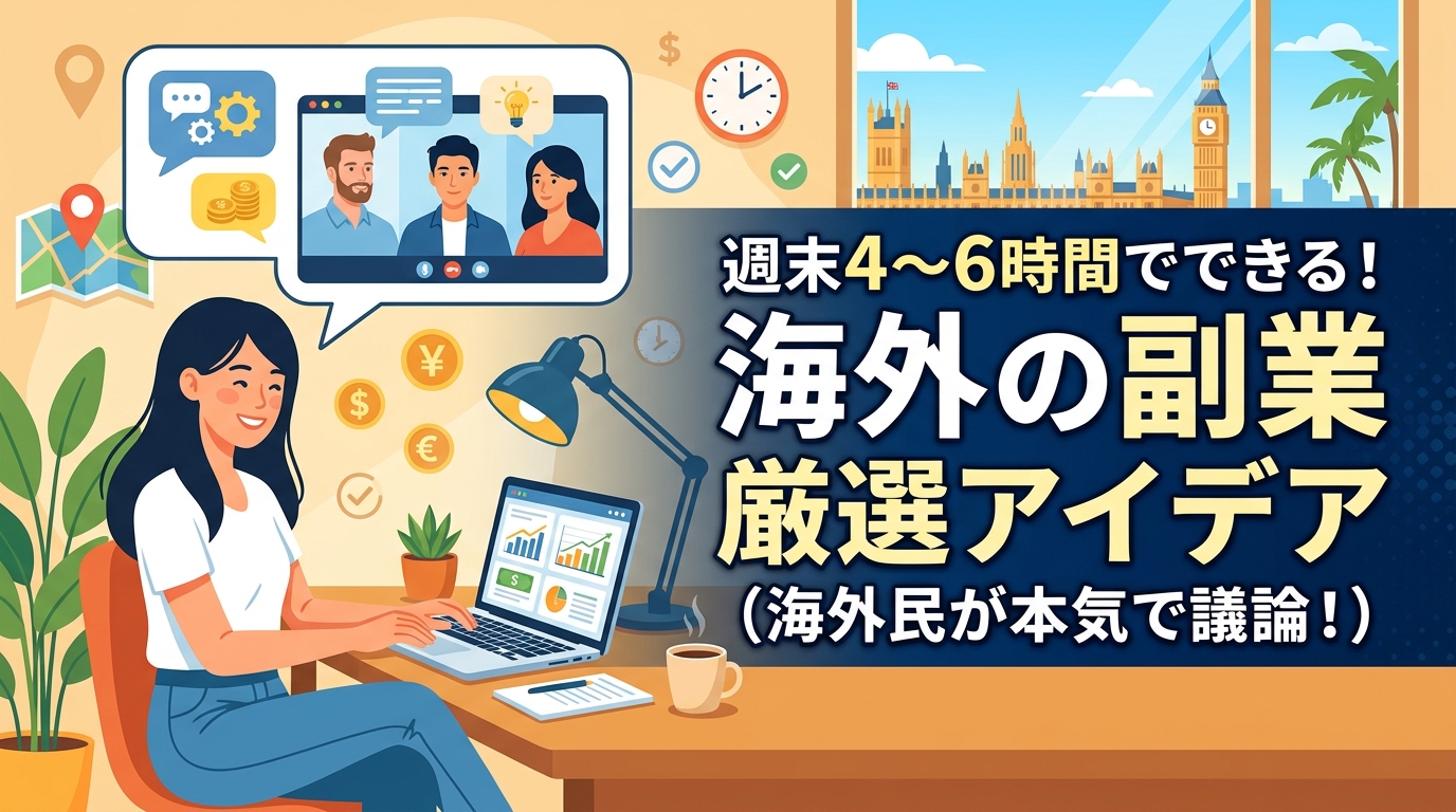 海外の副業厳選アイデアを紹介する画像