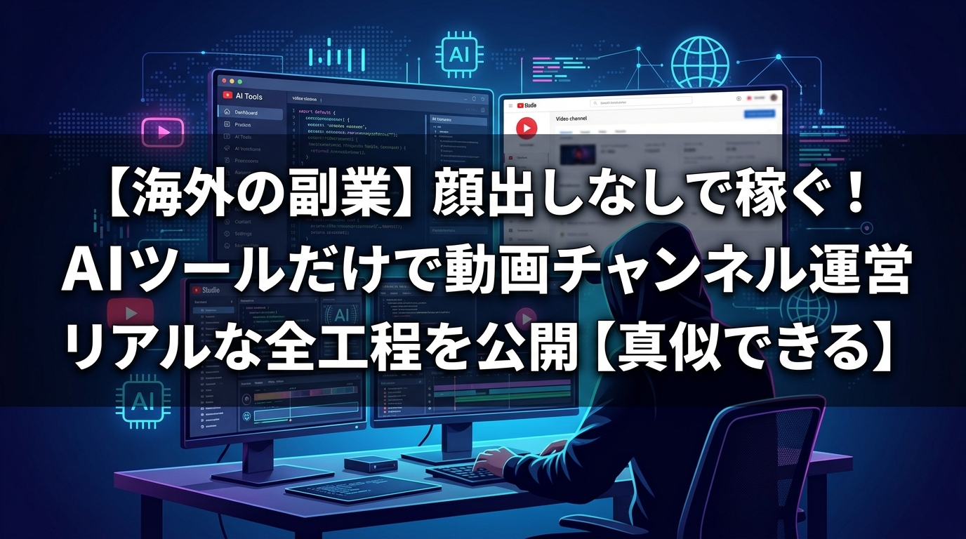 AI副業動画チャンネル運営の全工程を公開