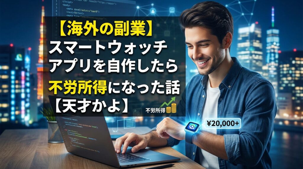 スマートウォッチアプリ開発の海外副業