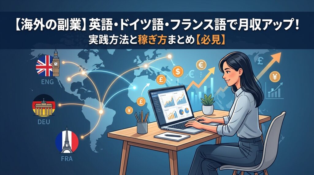 語学を活かした海外副業の実践方法と稼ぎ方
