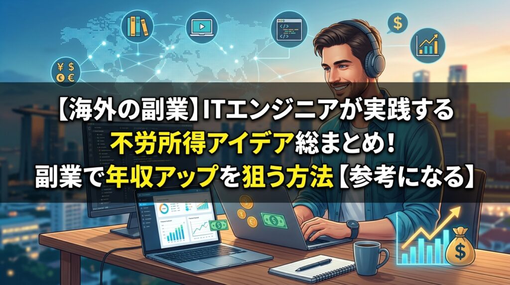 ITエンジニアの海外副業と不労所得まとめ