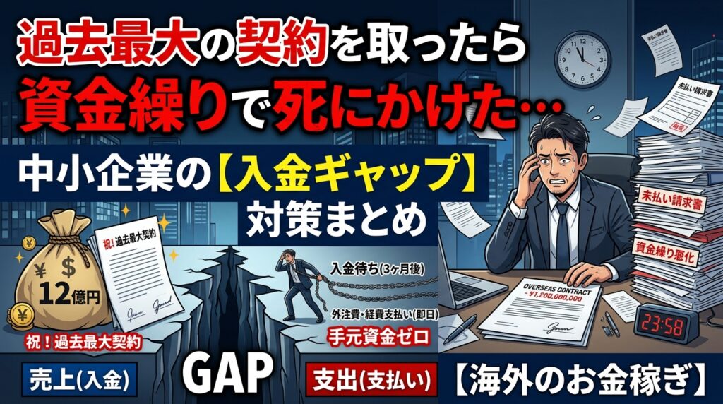 中小企業の入金ギャップ対策まとめ