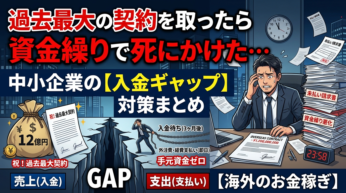 中小企業の入金ギャップ対策まとめ