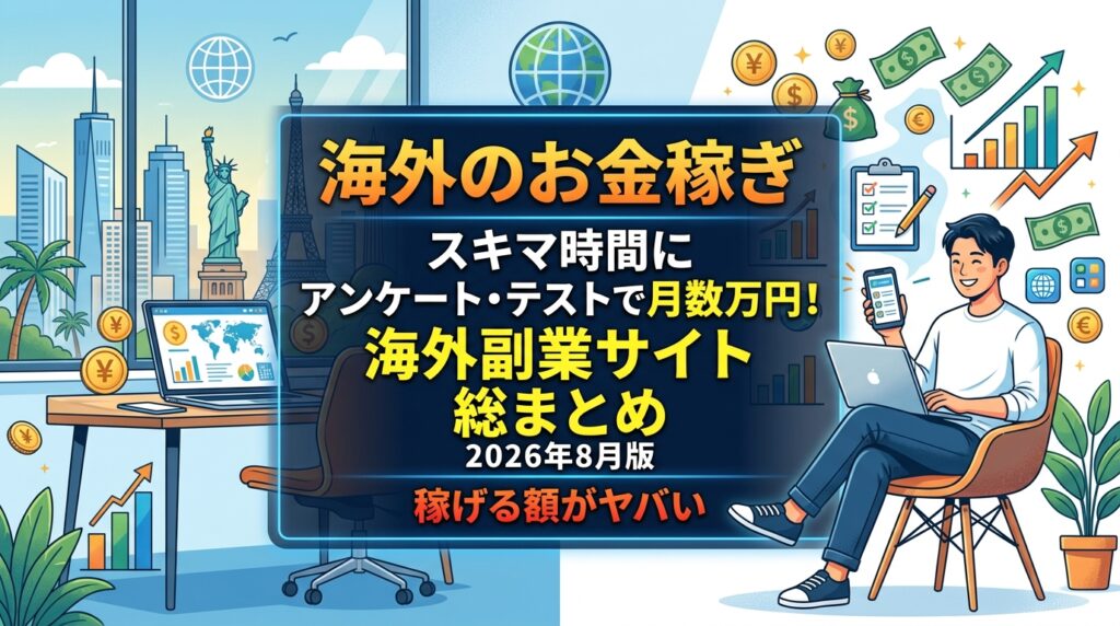 海外副業で稼ぐおすすめサイトまとめ