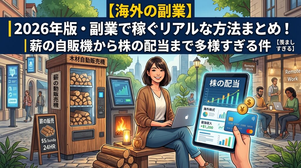 2026年版海外の副業で稼ぐ方法まとめ